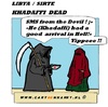 Cartoon: Khadaffi Dead (small) by cartoonharry tagged khadaffi,dead,libya,cartoon,cartoonist,cartoonharry,dutch,toonpool