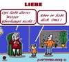 Cartoon: Liebe (small) by cartoonharry tagged liebe,omi,opi,kind,wetter