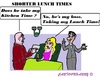 Cartoon: Lunch (small) by cartoonharry tagged stopwatch,lunchtime