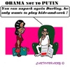 Cartoon: Michelle and Barack (small) by cartoonharry tagged obama,michelle,barack,unpack,usa,putin,russia,toonpool