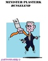 Cartoon: Minister Plasterk (small) by cartoonharry tagged nsa,bvd,cid,holland,plasterk