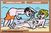 Cartoon: Nymph and Nyth (small) by cartoonharry tagged girls nude nymph cartoon cartoonharry cartoonist dutch toonpool