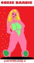 Cartoon: Obese Barbie (small) by cartoonharry tagged obese,barbie