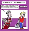 Cartoon: Optimism (small) by cartoonharry tagged optimism,pessimism,cartoonharry