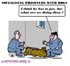 Cartoon: Prisoner Socialising (small) by cartoonharry tagged prison,prisoner,dogs,socialising