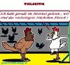 Cartoon: Sehr Beliebt (small) by cartoonharry tagged fleisch,huehner,beliebt