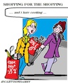 Cartoon: Shopping (small) by cartoonharry tagged shopping