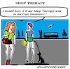Cartoon: Shopping (small) by cartoonharry tagged shopping therapy