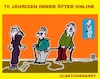 Cartoon: Siebzig Jährigen (small) by cartoonharry tagged siebzig,online