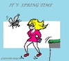 Cartoon: Spring 2013 (small) by cartoonharry tagged spring,2013,falling,cartoon,insect,cartoonist,cartoonharry,dutch,toonpool