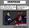 Cartoon: Surprise (small) by cartoonharry tagged car,driver,drunk,police,garage