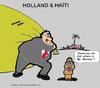 Cartoon: Holland Helps Haiti (small) by cartoonharry tagged giro555,cartoonharry,money,mummy