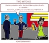 Cartoon: Two Witches (small) by cartoonharry tagged witch,cartoonharry