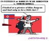 Cartoon: USA Veteran (small) by cartoonharry tagged usa,nkorea,veteran,arrest,85