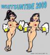 Cartoon: Whitsuntide 2009 (small) by cartoonharry tagged women,beer,sun,nudes