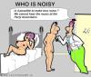 Cartoon: Who is Noisy (small) by cartoonharry tagged girl,naked,noisy