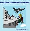 Cartoon: World Hobby (small) by cartoonharry tagged sports,mountain,climb,dangerous,hobby