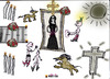 Cartoon: WHEN I DIE (small) by Vanessa tagged tod,die,beerdigung,crematory,cementary,friedhof