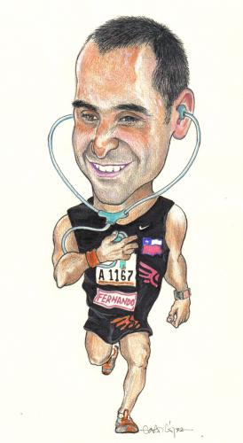Cartoon: Marathon (medium) by hualpen tagged marathon