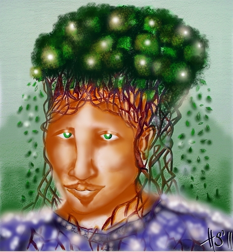 Cartoon: THINK GREEN (medium) by joschoo tagged green,bio,conservation,diversity,think,brain,earth,enviroment,ecology