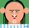 Cartoon: Lionel Messi (small) by Hugh Jarse tagged argentina,football,world,cup,messi