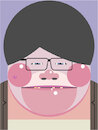 Cartoon: Therese Coffey (small) by Hugh Jarse tagged gammon,tory,conservative,evil
