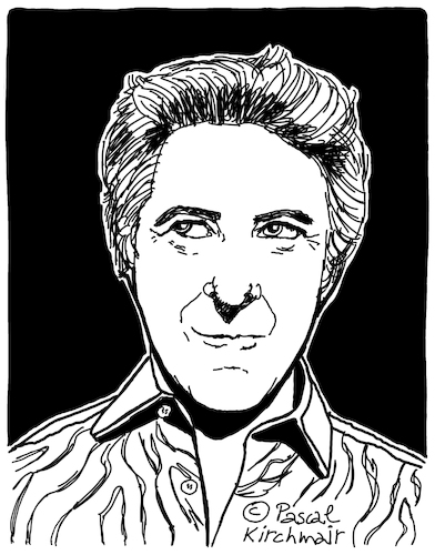 Cartoon: Dustin Hoffman (medium) by Pascal Kirchmair tagged dustin,hoffman,cartoon,retrato,portrait,porträt,drawing,dessin,dibujo,zeichnung,illustration,karikatur,caricature,ilustracion,ilustracao,portret,cartum,tekening,pascal,kirchmair,dustin,hoffman,cartoon,retrato,portrait,porträt,drawing,dessin,dibujo,zeichnung,illustration,karikatur,caricature,ilustracion,ilustracao,portret,cartum,tekening,pascal,kirchmair