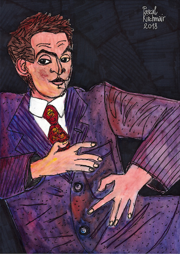 Cartoon: Egon Schiele (medium) by Pascal Kirchmair tagged egon,schiele,vienna,vienne,viena,wien,tulln,illustration,drawing,zeichnung,pascal,kirchmair,cartoon,caricature,karikatur,ilustracion,dibujo,desenho,ink,disegno,ilustracao,illustrazione,illustratie,dessin,de,presse,du,jour,art,of,the,day,tekening,teckning,cartum,vineta,comica,vignetta,caricatura,portrait,retrato,ritratto,portret,genius,genie,mastermind,wiz,whizz,whiz,genio,austria,expressionism,expressionismus,kunst,jugendstil,wiener,moderne,österreich,autriche,maler,künstler,artist,egon,schiele,vienna,vienne,viena,wien,tulln,illustration,drawing,zeichnung,pascal,kirchmair,cartoon,caricature,karikatur,ilustracion,dibujo,desenho,ink,disegno,ilustracao,illustrazione,illustratie,dessin,de,presse,du,jour,art,of,the,day,tekening,teckning,cartum,vineta,comica,vignetta,caricatura,portrait,retrato,ritratto,portret,genius,genie,mastermind,wiz,whizz,whiz,genio,austria,expressionism,expressionismus,kunst,jugendstil,wiener,moderne,österreich,autriche,maler,künstler,artist