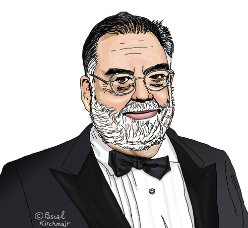 Cartoon: Francis Ford Coppola (medium) by Pascal Kirchmair tagged francis,ford,coppola,caricature,karikatur,portrait,cartoon,der,pate,apocalypse,now,godfather,francis,ford,coppola,caricature,karikatur,portrait,cartoon,der,pate,apocalypse,now,godfather