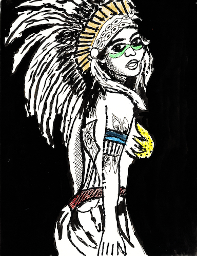 Cartoon: Indianerin (medium) by Pascal Kirchmair tagged squaw,indianerfrau,indianerin,american,usa,america,indian,native,woman,samba,karneval,do,carnaval,carioca,brasilianerin,rio,de,janeiro,copa,cabana,tänzerin,dancer,danseuse,brazil,brasil,bresil,brasile,african,zulu,fighter,sexy,warrior,powerfrau,sensual,sabrosa,ink,drawing,tusche,zeichnung,illustration,ilustracion,ilustracao,pascal,kirchmair,desenho,dibujo,dangerous,mistress,femdom,dessin,teen,teenager,africa,afrika,afrique,burlesque,lingerie,art,arte,kunst,milf,mature,housewife,hausfrau,caricatura,cartoon,caricature,karikatur,portrait,retrato,ritratto,girl,gefährlich,porträt,sensuelle,sexo,erotik,erotic,erotismo,eroticism,erotisme,erotica,femme,frau,artwork,latina,mujer,painting,peinture,cuadro,quadro,pintura,dipinto,pittura,naive,malerei,naif,naiv,squaw,indianerfrau,indianerin,american,usa,america,indian,native,woman,samba,karneval,do,carnaval,carioca,brasilianerin,rio,de,janeiro,copa,cabana,tänzerin,dancer,danseuse,brazil,brasil,bresil,brasile,african,zulu,fighter,sexy,warrior,powerfrau,sensual,sabrosa,ink,drawing,tusche,zeichnung,illustration,ilustracion,ilustracao,pascal,kirchmair,desenho,dibujo,dangerous,mistress,femdom,dessin,teen,teenager,africa,afrika,afrique,burlesque,lingerie,art,arte,kunst,milf,mature,housewife,hausfrau,caricatura,cartoon,caricature,karikatur,portrait,retrato,ritratto,girl,gefährlich,porträt,sensuelle,sex,sexo,erotik,erotic,erotismo,eroticism,erotisme,erotica,femme,frau,artwork,latina,mujer,painting,peinture,cuadro,quadro,pintura,dipinto,pittura,naive,malerei,naif,naiv