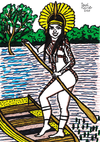 Cartoon: Indianerin in einem Ruderboot (medium) by Pascal Kirchmair tagged rowing,boat,boot,ruderboot,fluß,river,fluss,riviere,fleuve,strom,flujo,rio,corriente,fiume,watercolor,watercolour,markers,gouache,water,soluble,wasserlöslich,aquarell,marker,squaw,indianerfrau,indianerin,american,usa,america,indian,native,woman,samba,karneval,do,carnaval,carioca,brasilianerin,de,janeiro,copa,cabana,tänzerin,dancer,danseuse,brazil,brasil,bresil,brasile,african,zulu,fighter,sexy,warrior,powerfrau,sensual,sabrosa,ink,drawing,tusche,zeichnung,illustration,ilustracion,ilustracao,pascal,kirchmair,desenho,dibujo,dangerous,mistress,femdom,dessin,teen,teenager,burlesque,lingerie,art,arte,kunst,milf,mature,housewife,hausfrau,caricatura,cartoon,caricature,karikatur,portrait,retrato,ritratto,girl,gefährlich,porträt,sensuelle,sexo,erotik,erotic,erotismo,eroticism,erotisme,erotica,femme,frau,artwork,latina,mujer,painting,peinture,cuadro,quadro,pintura,dipinto,pittura,naive,malerei,naif,naiv,rowing,boat,boot,ruderboot,fluß,river,fluss,riviere,fleuve,strom,flujo,rio,corriente,fiume,watercolor,watercolour,markers,gouache,water,soluble,wasserlöslich,aquarell,marker,squaw,indianerfrau,indianerin,american,usa,america,indian,native,woman,samba,karneval,do,carnaval,carioca,brasilianerin,de,janeiro,copa,cabana,tänzerin,dancer,danseuse,brazil,brasil,bresil,brasile,african,zulu,fighter,sexy,warrior,powerfrau,sensual,sabrosa,ink,drawing,tusche,zeichnung,illustration,ilustracion,ilustracao,pascal,kirchmair,desenho,dibujo,dangerous,mistress,femdom,dessin,teen,teenager,burlesque,lingerie,art,arte,kunst,milf,mature,housewife,hausfrau,caricatura,cartoon,caricature,karikatur,portrait,retrato,ritratto,girl,gefährlich,porträt,sensuelle,sex,sexo,erotik,erotic,erotismo,eroticism,erotisme,erotica,femme,frau,artwork,latina,mujer,painting,peinture,cuadro,quadro,pintura,dipinto,pittura,naive,malerei,naif,naiv