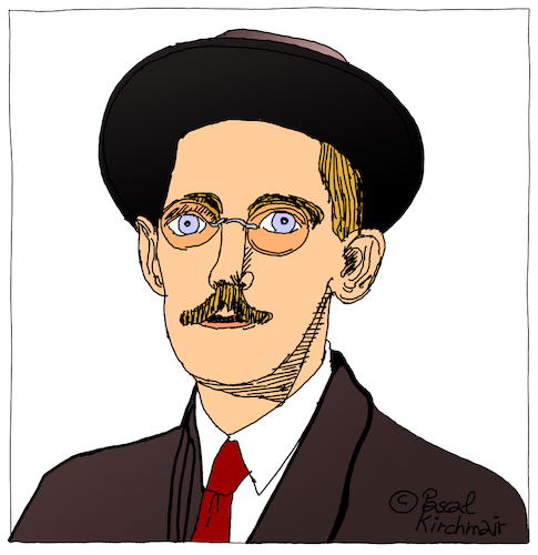 Cartoon: James Joyce (medium) by Pascal Kirchmair tagged james,joyce,caricature,cartoon,karikatur,portrait,retrato,pascal,kirchmair,dibujo,drawing,desenho,zeichnung,portret,ritratto,cartum,tekening,teckning,dessin,ilustracion,ilustracao,illustrazione,illustration,illustratie,dublin,ireland,irlanda,james,joyce,caricature,cartoon,karikatur,portrait,retrato,pascal,kirchmair,dibujo,drawing,desenho,zeichnung,portret,ritratto,cartum,tekening,teckning,dessin,ilustracion,ilustracao,illustrazione,illustration,illustratie,dublin,ireland,irlanda