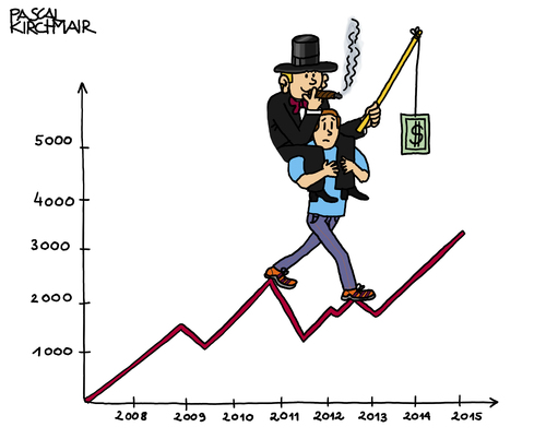 Cartoon: Soziale Mobilität (medium) by Pascal Kirchmair tagged mobilität,soziale,humor,humour,dessin,karikatur,caricature,vignetta,cartoon,kapitalist,kapitalismus,capitalist,capitalism,mobility,social,social,mobility,capitalism,capitalist,kapitalismus,kapitalist,cartoon,vignetta,caricature,karikatur,dessin,humour,humor,soziale,mobilität