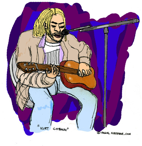 Kurt Cobain von Pascal Kirchmair | Berühmte Personen ...