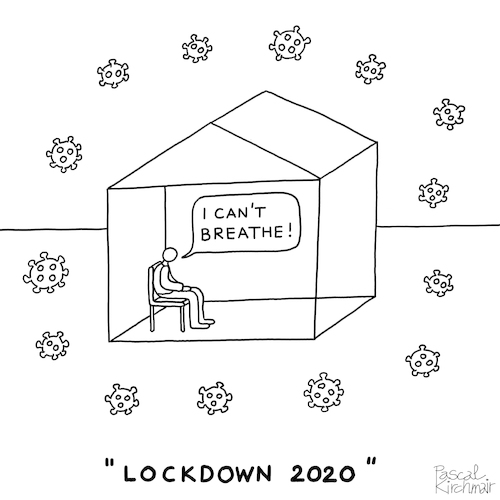 Cartoon: Lockdown 2020 (medium) by Pascal Kirchmair tagged lockdown,2020,österreich,quarantäne,quarantaine,quarantine,confinement,cuarentena,quarantena,pandemie,pandemic,pandemia,corona,covid,coronavirus,malattie,malattia,maladie,enfermedad,malady,sick,sickness,illness,disease,virus,tod,erkrankung,muerte,pest,peste,death,mort,morte,illustration,drawing,zeichnung,pascal,kirchmair,political,cartoon,caricature,karikatur,ilustracion,dibujo,desenho,ink,disegno,ilustracao,illustrazione,illustratie,dessin,de,presse,du,jour,art,of,the,day,tekening,teckning,cartum,vineta,comica,vignetta,caricatura,kunst,politiker,politicians,politics,vaffanculo,politica,angst,paura,peur,fear,temor,mieda,psychose,psychosis,psicosis,sicosis,psicose,economic,crisis,wirtschaftskrise,crise,economique,crisi,economica,krise,lockdown,2020,österreich,quarantäne,quarantaine,quarantine,confinement,cuarentena,quarantena,pandemie,pandemic,pandemia,corona,covid,coronavirus,malattie,malattia,maladie,enfermedad,malady,sick,sickness,illness,disease,virus,tod,erkrankung,muerte,pest,peste,death,mort,morte,illustration,drawing,zeichnung,pascal,kirchmair,political,cartoon,caricature,karikatur,ilustracion,dibujo,desenho,ink,disegno,ilustracao,illustrazione,illustratie,dessin,de,presse,du,jour,art,of,the,day,tekening,teckning,cartum,vineta,comica,vignetta,caricatura,kunst,politiker,politicians,politics,vaffanculo,politica,angst,paura,peur,fear,temor,mieda,psychose,psychosis,psicosis,sicosis,psicose,economic,crisis,wirtschaftskrise,crise,economique,crisi,economica,krise