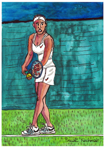 Cartoon: Madison Keys (medium) by Pascal Kirchmair tagged madison,keys,tennis,cartoon,drawing,karikatur,caricature,dibujo,illustration,pascal,kirchmair,usa,ilustracao,ilustracion,portret,cartum,tekening,dessin,disegno,vignetta,desenho,madison,keys,tennis,cartoon,drawing,karikatur,caricature,dibujo,illustration,pascal,kirchmair,usa,ilustracao,ilustracion,portret,cartum,tekening,dessin,disegno,vignetta,desenho