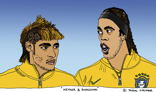 Neymar und Ronaldinho