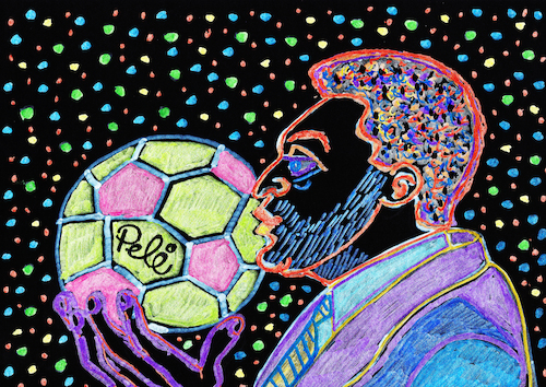 Cartoon: O Rei Pele (medium) by Pascal Kirchmair tagged pele,edson,arantes,do,nascimento,art,arte,kunst,sport,sports,deporte,foot,soccer,fußball,football,futbol,futebol,brasilien,bresil,brasil,brazil,fc,santos,manhattan,new,york,cosmos,upper,east,side,artist,hollywood,illustration,drawing,zeichnung,pascal,kirchmair,cartoon,caricature,karikatur,ilustracion,dibujo,desenho,ink,disegno,ilustracao,illustrazione,illustratie,dessin,de,presse,du,jour,of,the,day,tekening,teckning,cartum,vineta,comica,vignetta,caricatura,portrait,porträt,portret,retrato,ritratto,actor,acting,schauspieler,giant,black,pearl,die,schwarze,perle,rei,könig,king,roi,re,rey,pele,edson,arantes,do,nascimento,art,arte,kunst,sport,sports,deporte,foot,soccer,fußball,football,futbol,futebol,brasilien,bresil,brasil,brazil,fc,santos,manhattan,new,york,cosmos,upper,east,side,artist,hollywood,illustration,drawing,zeichnung,pascal,kirchmair,cartoon,caricature,karikatur,ilustracion,dibujo,desenho,ink,disegno,ilustracao,illustrazione,illustratie,dessin,de,presse,du,jour,of,the,day,tekening,teckning,cartum,vineta,comica,vignetta,caricatura,portrait,porträt,portret,retrato,ritratto,actor,acting,schauspieler,giant,black,pearl,die,schwarze,perle,rei,könig,king,roi,re,rey