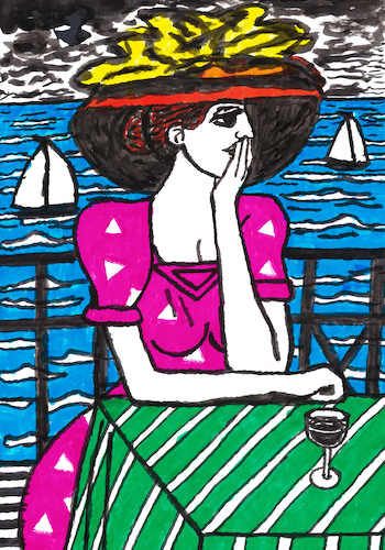 Cartoon: Orage (medium) by Pascal Kirchmair tagged after,jean,pierre,cassigneul,french,painter,femme,au,chapeau,la,plage,woman,with,hat,at,the,beach,frau,mit,hut,am,strand,painting,dipinto,pintura,pittura,peinture,artist,artiste,artista,kunst,künstler,illustration,drawing,tusche,tuschezeichnung,zeichnung,pascal,kirchmair,cartoon,caricature,karikatur,ilustracion,dibujo,desenho,ink,disegno,ilustracao,illustrazione,illustratie,dessin,de,presse,du,jour,art,of,day,tekening,teckning,cartum,vineta,comica,vignetta,caricatura,portrait,porträt,portret,retrato,ritratto,arte,artwork,meer,mer,mare,mar,sea,air,qu,on,respire,we,breath,gewitter,orage,after,jean,pierre,cassigneul,french,painter,femme,au,chapeau,la,plage,woman,with,hat,at,the,beach,frau,mit,hut,am,strand,painting,dipinto,pintura,pittura,peinture,artist,artiste,artista,kunst,künstler,illustration,drawing,tusche,tuschezeichnung,zeichnung,pascal,kirchmair,cartoon,caricature,karikatur,ilustracion,dibujo,desenho,ink,disegno,ilustracao,illustrazione,illustratie,dessin,de,presse,du,jour,art,of,day,tekening,teckning,cartum,vineta,comica,vignetta,caricatura,portrait,porträt,portret,retrato,ritratto,arte,artwork,meer,mer,mare,mar,sea,air,qu,on,respire,we,breath,gewitter,orage