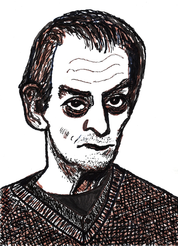 Cartoon: Paul Auster (medium) by Pascal Kirchmair tagged paul,auster,usa,new,york,brooklyn,philologie,theater,theatre,literatur,literature,schriftsteller,author,autor,autore,auteur,writer,illustration,ink,drawing,tusche,tuschezeichnung,zeichnung,pascal,kirchmair,cartoon,caricature,karikatur,ilustracion,dibujo,desenho,disegno,ilustracao,illustrazione,illustratie,dessin,de,presse,du,jour,art,of,the,day,tekening,teckning,cartum,vineta,comica,vignetta,caricatura,portrait,porträt,portret,retrato,ritratto,kunst,arte,artwork,paul,auster,usa,new,york,brooklyn,philologie,theater,theatre,literatur,literature,schriftsteller,author,autor,autore,auteur,writer,illustration,ink,drawing,tusche,tuschezeichnung,zeichnung,pascal,kirchmair,cartoon,caricature,karikatur,ilustracion,dibujo,desenho,disegno,ilustracao,illustrazione,illustratie,dessin,de,presse,du,jour,art,of,the,day,tekening,teckning,cartum,vineta,comica,vignetta,caricatura,portrait,porträt,portret,retrato,ritratto,kunst,arte,artwork