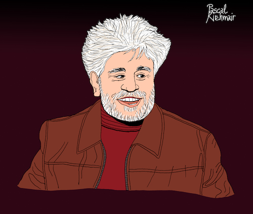 Cartoon: Pedro Almodovar (medium) by Pascal Kirchmair tagged pedro,almodovar,spain,madrid,espana,espanha,espagne,spanien,spagna,director,de,cine,guionista,productor,espanol,la,movida,madrilena,dibuix,illustration,drawing,zeichnung,pascal,kirchmair,cartoon,caricature,karikatur,ilustracion,dibujo,desenho,ink,disegno,ilustracao,illustrazione,illustratie,dessin,presse,du,jour,art,of,the,day,tekening,teckning,cartum,vineta,comica,vignetta,caricatura,portrait,porträt,portret,retrato,ritratto,pedro,almodovar,spain,madrid,espana,espanha,espagne,spanien,spagna,director,de,cine,guionista,productor,espanol,la,movida,madrilena,dibuix,illustration,drawing,zeichnung,pascal,kirchmair,cartoon,caricature,karikatur,ilustracion,dibujo,desenho,ink,disegno,ilustracao,illustrazione,illustratie,dessin,presse,du,jour,art,of,the,day,tekening,teckning,cartum,vineta,comica,vignetta,caricatura,portrait,porträt,portret,retrato,ritratto