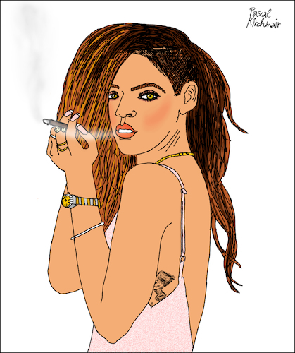 Cartoon: Rihanna (medium) by Pascal Kirchmair tagged symbol,rihanna,portrait,retrato,ritratto,drawing,dibujo,desenho,disegno,illustration,ilustracion,ilustracao,illustrazione,illustratie,zeichnung,dessin,du,jour,art,of,the,day,tekening,teckning,cartum,cartoon,vineta,comica,vignetta,caricature,caricatura,karikatur,pascal,kirchmair,sex,symbol,rihanna,portrait,retrato,ritratto,drawing,dibujo,desenho,disegno,illustration,ilustracion,ilustracao,illustrazione,illustratie,zeichnung,dessin,du,jour,art,of,the,day,tekening,teckning,cartum,cartoon,vineta,comica,vignetta,caricature,caricatura,karikatur,pascal,kirchmair