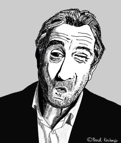 Cartoon: Robert De Niro (medium) by Pascal Kirchmair tagged robert,de,niro,caricature,karikatur,portrait,cartoon,vignetta,caricatura,taxi,driver,usa,new,york,robert,de,niro,caricature,karikatur,portrait,cartoon,vignetta,caricatura,taxi,driver,usa,new,york