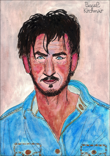 Cartoon: Sean Penn (medium) by Pascal Kirchmair tagged sean,penn,caricature,karikatur,tekening,pascal,kirchmair,portrait,retrato,drawing,dibujo,cartoon,desenho,dessin,ilustracion,ilustracao,illustrazione,portret,cartum,actor,hollywood,usa,disegno,sean,penn,caricature,karikatur,tekening,pascal,kirchmair,portrait,retrato,drawing,dibujo,cartoon,desenho,dessin,ilustracion,ilustracao,illustrazione,portret,cartum,actor,hollywood,usa,disegno