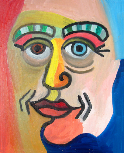 Cartoon: Self-portrait (medium) by Pascal Kirchmair tagged selbstporträt,autoportrait,la,pablo,picasso,autorretrato,autoritratto,pascal,kirchmair,öl,huile,oleo,olio,lienzo,self,portrait,selbstporträt,autoportrait,la,pablo,picasso,autorretrato,autoritratto,pascal,kirchmair,öl,huile,oleo,olio,lienzo,self,portrait