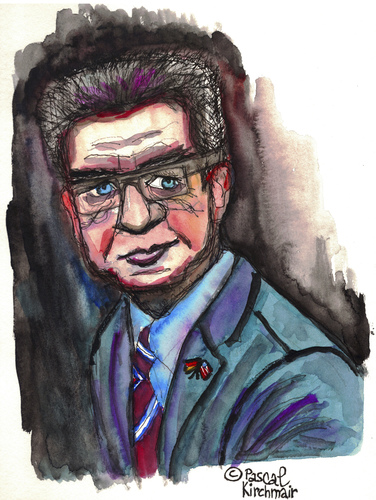 Cartoon: Thomas de Maiziere (medium) by Pascal Kirchmair tagged thomas,de,maiziere,karikatur,portrait,cartoon,caricature,thomas,de,maiziere,karikatur,portrait,cartoon,caricature