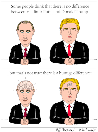 Vladimir Putin and Donald Trump