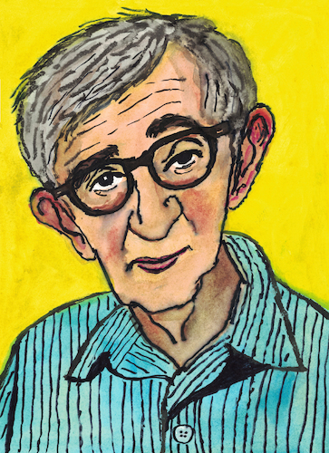 Woody Allen Von Pascal Kirchmair Berühmte Personen Cartoon Toonpool 