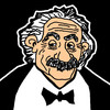 Cartoon: Albert Einstein (small) by Pascal Kirchmair tagged fisico physics teoria della relativita theorie de la relativite relatividad theory of relativity restreinte albert einstein relativitaetstheorie mc2 relative physiker physicien