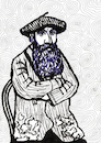 Cartoon: Auguste Rodin (small) by Pascal Kirchmair tagged auguste,rodin,illustration,desenho,dibujo,ilustracion,ilustracao,art,arte,artist,artiste,artista,kunst,künstler,ink,drawing,tusche,tuschezeichnung,zeichnung,pascal,kirchmair,disegno,illustrazione,illustratie,dessin,de,presse,du,jour,of,the,day,tekening,teckning,cartum,vineta,comica,vignetta,caricatura,portrait,porträt,portret,retrato,ritratto,bildhauer